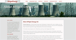 Desktop Screenshot of afrigenenergy.com